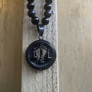 UNISEX - all hand made LIBRA ♎️ pendant.